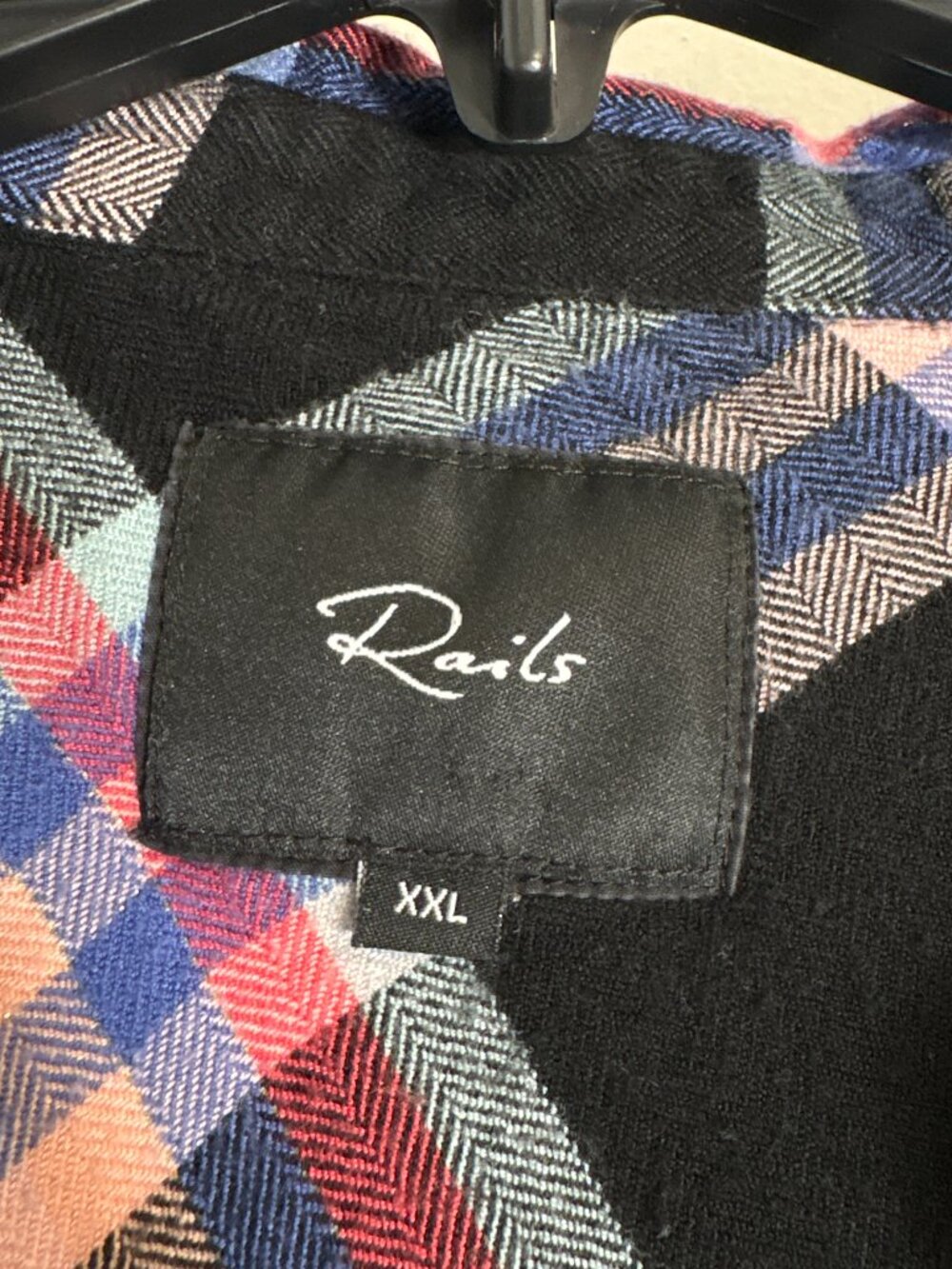 Rails Plaid Flannel Button-Down Shirt - Picture 3 of 3